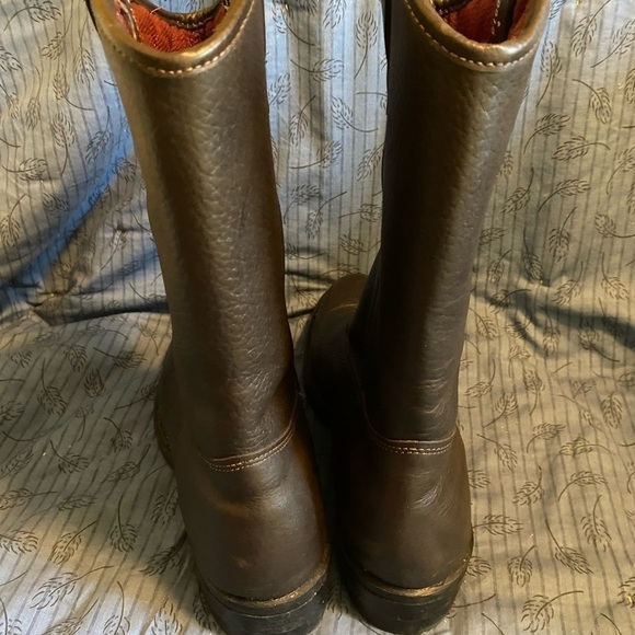 Cabelas mens leather waterproof goretex thinsulate lined Wellington pull on boot - Picture 6 of 10